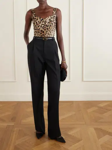 Dolce & Gabbana Cropped Leopard-print Stretch-canvas Bustier Top | Thumbnail 2 Dolce & Gabbana Cropped Leopard-print Stretch-canvas Bustier Top | Thumbnail 2