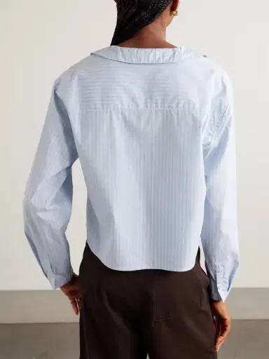 Deiji Studios Striped Organic Cotton Shirt | Thumbnail 3 Deiji Studios Striped Organic Cotton Shirt | Thumbnail 3