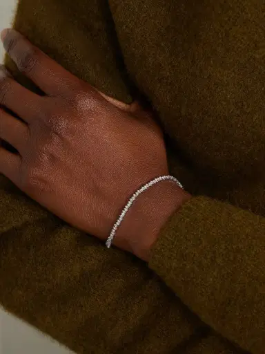 Suzanne Kalan 18-karat White Gold Diamond Tennis Bracelet | Thumbnail 2 Suzanne Kalan 18-karat White Gold Diamond Tennis Bracelet | Thumbnail 2