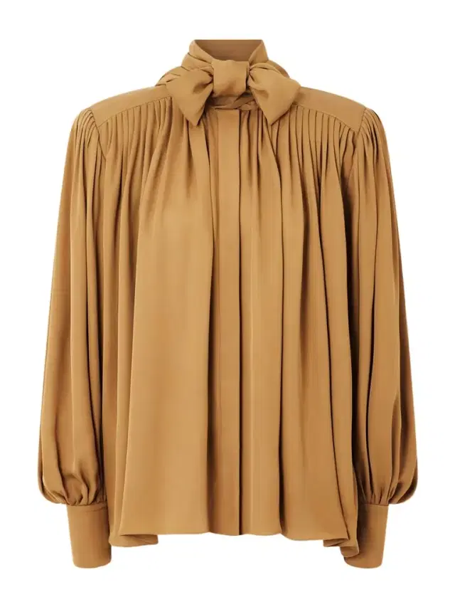 Vali Pussy-bow Silk-georgette Blouse Vali Pussy-bow Silk-georgette Blouse