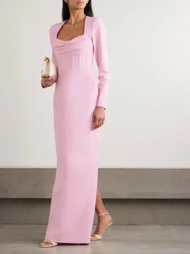Rebecca Vallance Nemy Draped Crepe Gown | Thumbnail 2 Rebecca Vallance Nemy Draped Crepe Gown | Thumbnail 2