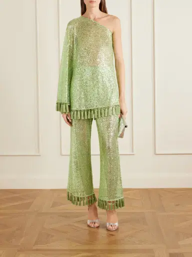 Taller Marmo Sequined Fringed Blouse | Thumbnail 2 Taller Marmo Sequined Fringed Blouse | Thumbnail 2