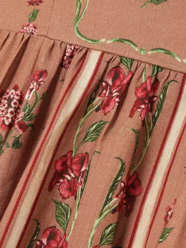 Agua by Agua Bendita Jaspe Floral-printed Linen Maxi Dress | Thumbnail 4 Agua by Agua Bendita Jaspe Floral-printed Linen Maxi Dress | Thumbnail 4