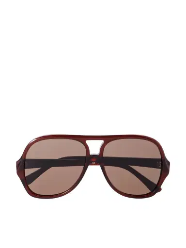 Chloé Salomé Aviator-style Acetate Sunglasses | Thumbnail 1 Chloé Salomé Aviator-style Acetate Sunglasses | Thumbnail 1