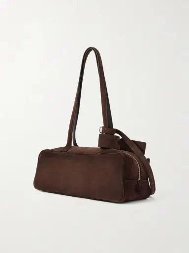 Balenciaga Carrie Small Suede Shoulder Bag | Thumbnail 3 Balenciaga Carrie Small Suede Shoulder Bag | Thumbnail 3