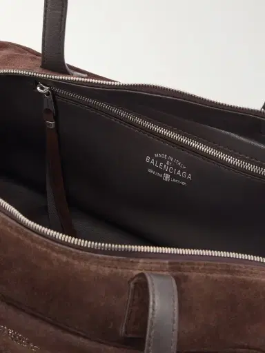 Balenciaga Carrie Small Suede Shoulder Bag | Thumbnail 5 Balenciaga Carrie Small Suede Shoulder Bag | Thumbnail 5