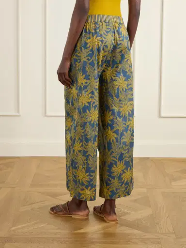 Eres Itinerant Printed Cotton-voile Straight-leg Pants | Thumbnail 4 Eres Itinerant Printed Cotton-voile Straight-leg Pants | Thumbnail 4