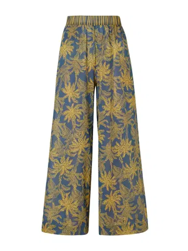 Eres Itinerant Printed Cotton-voile Straight-leg Pants | Thumbnail 1 Eres Itinerant Printed Cotton-voile Straight-leg Pants | Thumbnail 1