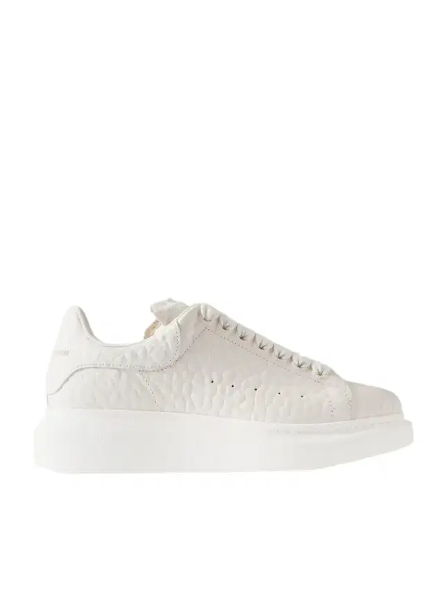 Textured-leather Exaggerated-sole Sneakers Textured-leather Exaggerated-sole Sneakers
