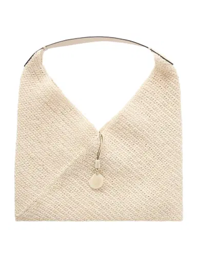 Hunting Season Origami Large Leather-trimmed Raffia Tote | Thumbnail 1 Hunting Season Origami Large Leather-trimmed Raffia Tote | Thumbnail 1