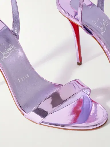 Christian Louboutin Miss Z 100 Mirrored-leather Sandals | Thumbnail 4 Christian Louboutin Miss Z 100 Mirrored-leather Sandals | Thumbnail 4
