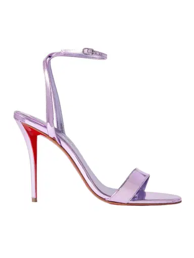 Christian Louboutin Miss Z 100 Mirrored-leather Sandals | Thumbnail 1 Christian Louboutin Miss Z 100 Mirrored-leather Sandals | Thumbnail 1