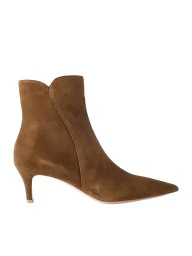 Gianvito Rossi Levy 55 Suede Ankle Boots | Thumbnail 1 Gianvito Rossi Levy 55 Suede Ankle Boots | Thumbnail 1