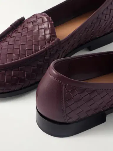 Bottega Veneta Silenzio Intrecciato Leather Loafers | Thumbnail 5 Bottega Veneta Silenzio Intrecciato Leather Loafers | Thumbnail 5
