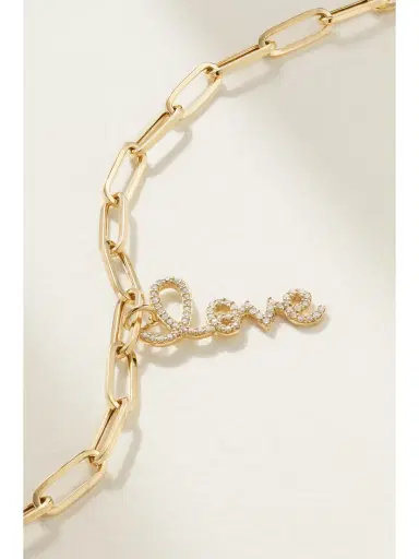 Sydney Evan Medium Love 14-karat Gold Diamond Bracelet | Thumbnail 3 Sydney Evan Medium Love 14-karat Gold Diamond Bracelet | Thumbnail 3