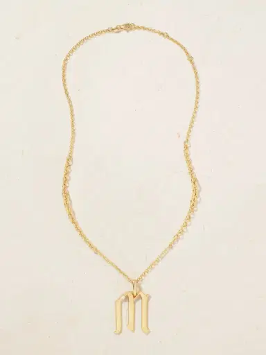 Foundrae Initials 18-karat Gold Diamond Pendant | Thumbnail 6 Foundrae Initials 18-karat Gold Diamond Pendant | Thumbnail 6