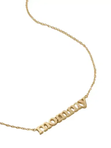 Jennifer Meyer Mommy 18-karat Gold Necklace | Thumbnail 1 Jennifer Meyer Mommy 18-karat Gold Necklace | Thumbnail 1