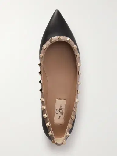 Valentino Garavani Rockstud Leather Point-toe Flats | Thumbnail 5 Valentino Garavani Rockstud Leather Point-toe Flats | Thumbnail 5
