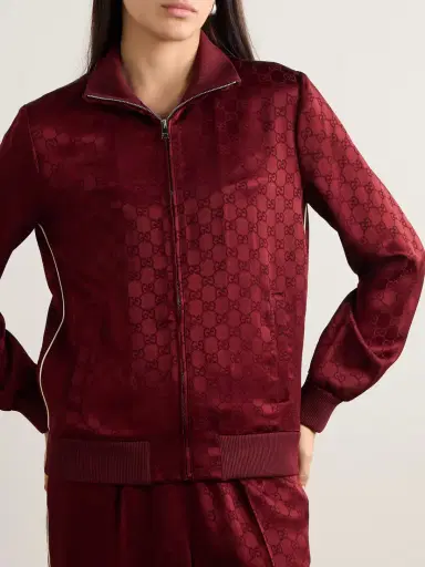Gucci Satin-jacquard Track Jacket | Thumbnail 3 Gucci Satin-jacquard Track Jacket | Thumbnail 3
