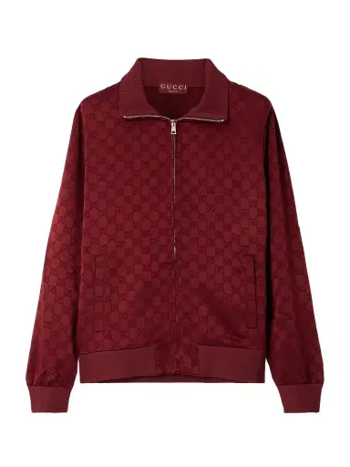 Gucci Satin-jacquard Track Jacket | Thumbnail 1 Gucci Satin-jacquard Track Jacket | Thumbnail 1