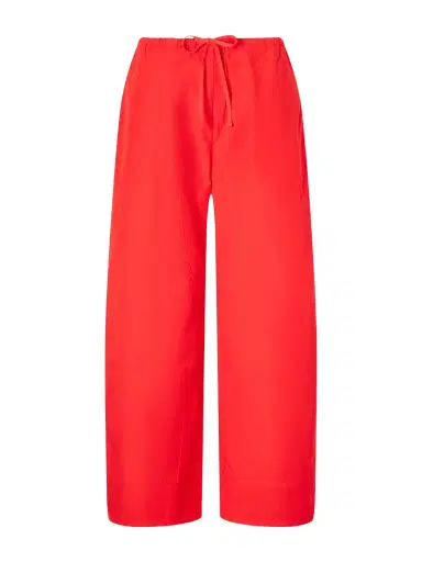 LESET Kyoto Cotton-poplin Low-rise Wide-leg Pants | Thumbnail 1 LESET Kyoto Cotton-poplin Low-rise Wide-leg Pants | Thumbnail 1