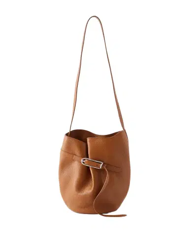 Liffner Belted Leather Bucket Bag | Thumbnail 1 Liffner Belted Leather Bucket Bag | Thumbnail 1