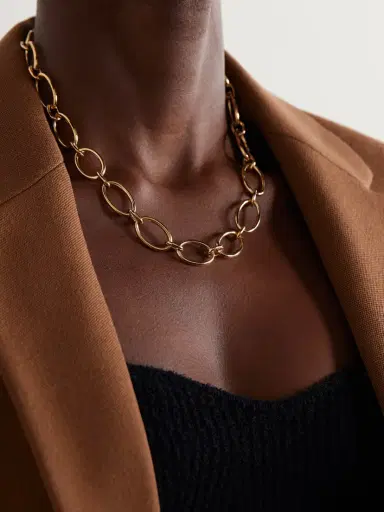 Foundrae Oval Link Chain 18-karat Gold Necklace | Thumbnail 2 Foundrae Oval Link Chain 18-karat Gold Necklace | Thumbnail 2