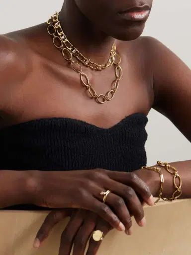 Foundrae Oval Link Chain 18-karat Gold Necklace | Thumbnail 5 Foundrae Oval Link Chain 18-karat Gold Necklace | Thumbnail 5