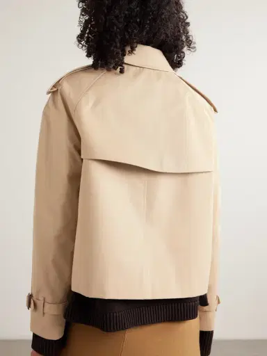 Burberry Double-breasted Cotton-gabardine Trench Coat - Beige | Thumbnail 4 Burberry Double-breasted Cotton-gabardine Trench Coat - Beige | Thumbnail 4