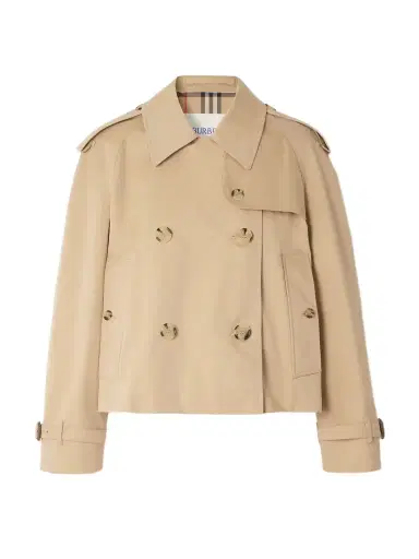 Burberry Double-breasted Cotton-gabardine Trench Coat - Beige | Thumbnail 1 Burberry Double-breasted Cotton-gabardine Trench Coat - Beige | Thumbnail 1