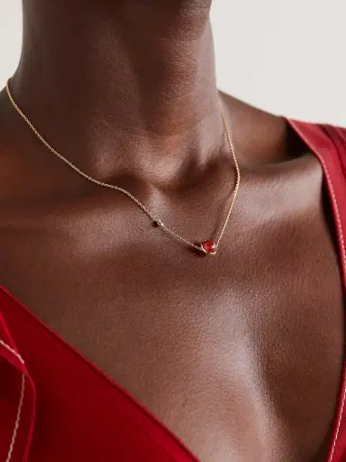 Piaget Possession 18-karat Rose Gold, Carnelian And Diamond Necklace | Thumbnail 2 Piaget Possession 18-karat Rose Gold, Carnelian And Diamond Necklace | Thumbnail 2