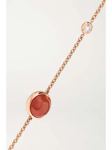 Piaget Possession 18-karat Rose Gold, Carnelian And Diamond Necklace | Thumbnail 4 Piaget Possession 18-karat Rose Gold, Carnelian And Diamond Necklace | Thumbnail 4