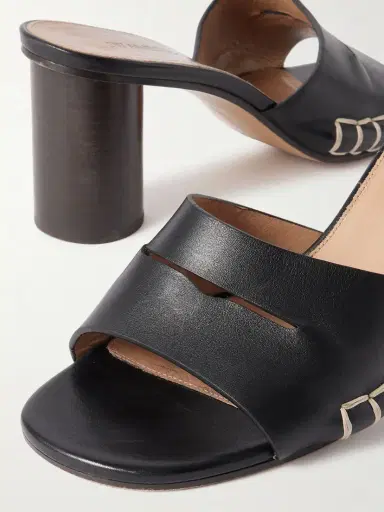 JW Anderson Loafer Whipstitched Leather Mules | Thumbnail 4 JW Anderson Loafer Whipstitched Leather Mules | Thumbnail 4