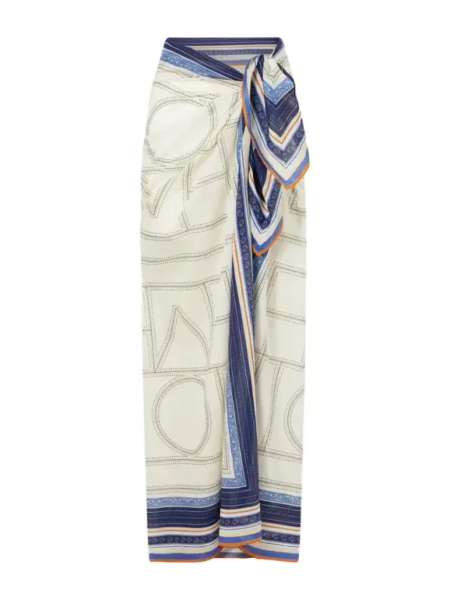 TOTEME Collector Organic Cotton And Lyocell-blend Pareo