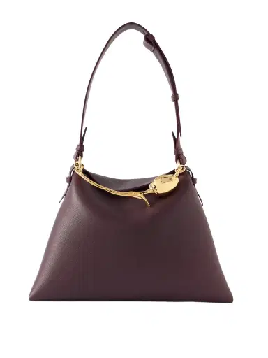 Erdem Bloom Large Embellished Textured-leather Shoulder Bag | Thumbnail 1 Erdem Bloom Large Embellished Textured-leather Shoulder Bag | Thumbnail 1