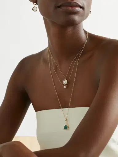 Mateo 14-karat Gold, Pearl And Diamond Necklace | Thumbnail 5 Mateo 14-karat Gold, Pearl And Diamond Necklace | Thumbnail 5