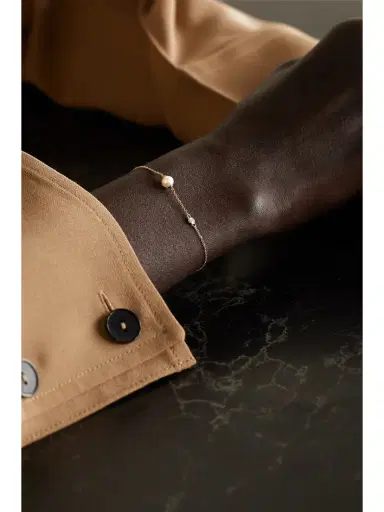 Mateo 14-karat Gold, Pearl And Diamond Bracelet | Thumbnail 2 Mateo 14-karat Gold, Pearl And Diamond Bracelet | Thumbnail 2