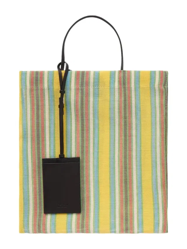 Barn Mini Leather-trimmed Canvas Tote Barn Mini Leather-trimmed Canvas Tote
