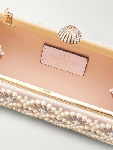 Valentino Garavani Carry Secrets Embellished Satin Clutch | Thumbnail 6 Valentino Garavani Carry Secrets Embellished Satin Clutch | Thumbnail 6