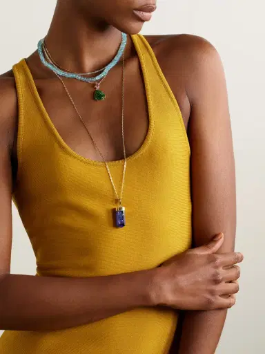 JIA JIA Gold Apatite Necklace | Thumbnail 5 JIA JIA Gold Apatite Necklace | Thumbnail 5