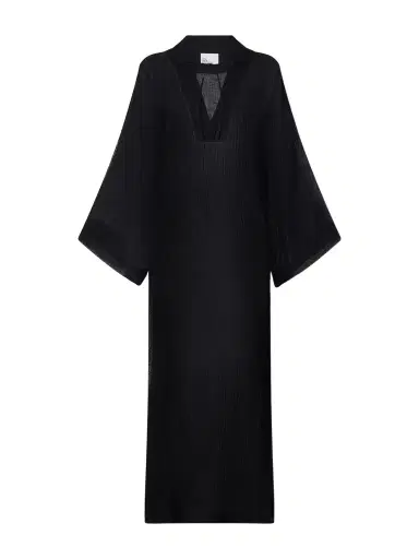 Lisa Marie Fernandez Crinkled Linen-blend Gauze Kaftan | Thumbnail 1 Lisa Marie Fernandez Crinkled Linen-blend Gauze Kaftan | Thumbnail 1
