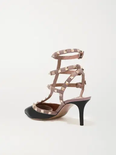 Valentino Garavani Rockstud 65 Two-tone Leather Pumps | Thumbnail 3 Valentino Garavani Rockstud 65 Two-tone Leather Pumps | Thumbnail 3