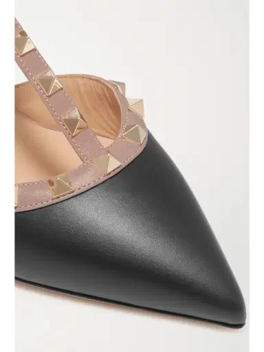 Valentino Garavani Rockstud 65 Two-tone Leather Pumps | Thumbnail 4 Valentino Garavani Rockstud 65 Two-tone Leather Pumps | Thumbnail 4
