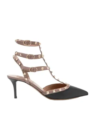 Valentino Garavani Rockstud 65 Two-tone Leather Pumps | Thumbnail 1 Valentino Garavani Rockstud 65 Two-tone Leather Pumps | Thumbnail 1