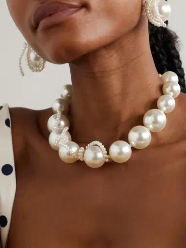 Completedworks Gold-plated Pearl-like Earrings | Thumbnail 5 Completedworks Gold-plated Pearl-like Earrings | Thumbnail 5