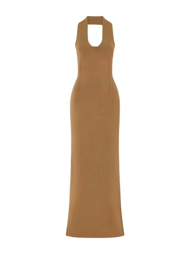 Mahi Knitted Halterneck Maxi Dress Mahi Knitted Halterneck Maxi Dress
