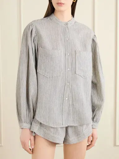 Marant Étoile Selvia Striped Cotton Shirt | Thumbnail 3 Marant Étoile Selvia Striped Cotton Shirt | Thumbnail 3