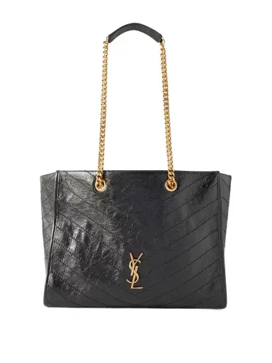 Saint Laurent Niki Small Crinkled-leather Tote | Thumbnail 1 Saint Laurent Niki Small Crinkled-leather Tote | Thumbnail 1