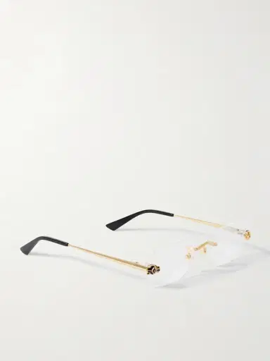 Cartier Eyewear Panthère Classic Rimless Gold-tone Optical Glasses | Thumbnail 3 Cartier Eyewear Panthère Classic Rimless Gold-tone Optical Glasses | Thumbnail 3