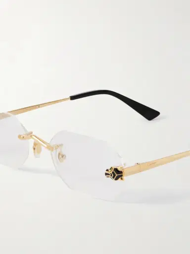 Cartier Eyewear Panthère Classic Rimless Gold-tone Optical Glasses | Thumbnail 4 Cartier Eyewear Panthère Classic Rimless Gold-tone Optical Glasses | Thumbnail 4